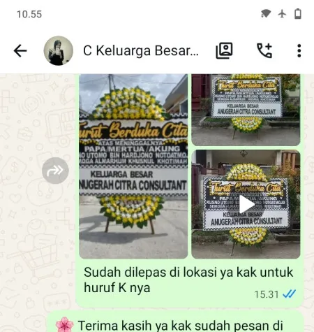 Pengiriman Papan Bunga Duka Pakisrejo Banyuurip