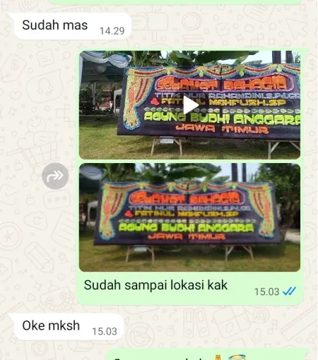 Pengiriman Papan Bunga Pakisrejo Banyuurip